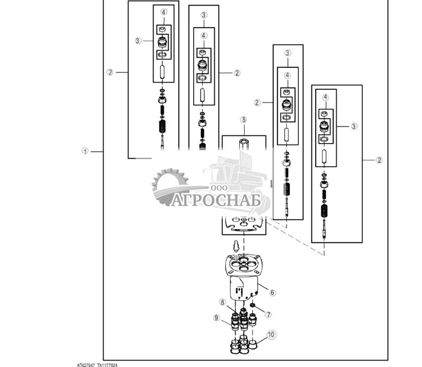 Клапан сервоконтроллера, правый ( - 303523) - ST823399 547.jpg